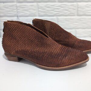 Antelope L23 Lena Ankle Boots Booties Tobacco Brown 41 US 10 EUC Leather